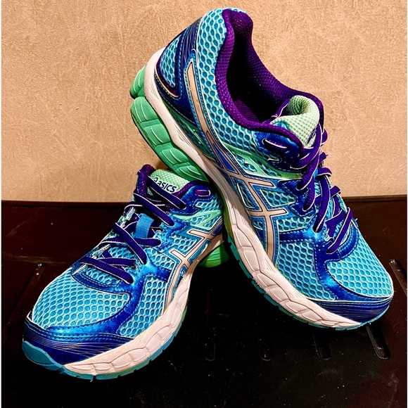 ASICS GEL-Flux Guidance Line Women's Running Shoes AHAR T568Q | Purple/Teal Sz 7 - Picture 1 of 12